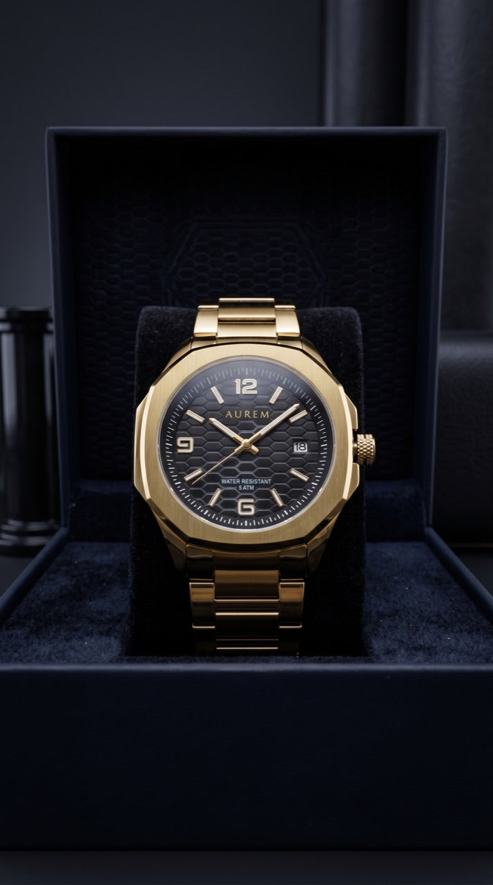 Aurem Watches en su estuche